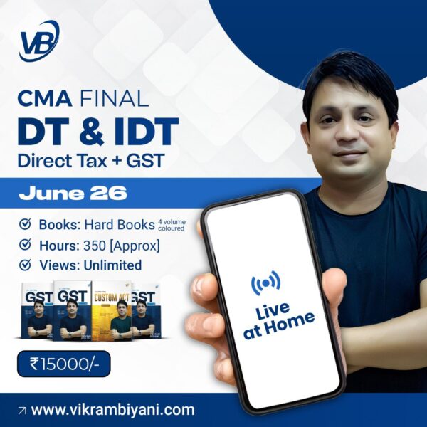 CMA FINAL - DT + IDT June 2026 - HARD BOOKS