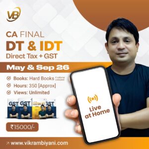 CA FINAL – DT & IDT MAY & SEP 2026 – HARD BOOKS