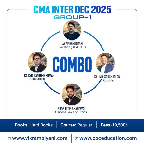 CMA INTER DEC 2025 - GROUP 1 - COMBO