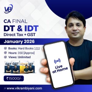 CA FINAL – DT & IDT JAN 2026 – HARD BOOKS