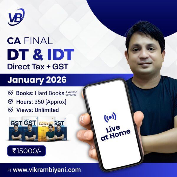 CA FINAL - DT & IDT JAN 2026 - HARD BOOKS