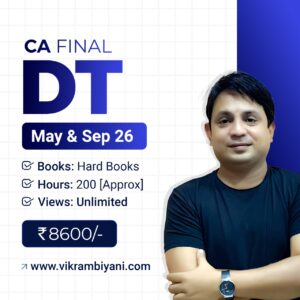 CA FINAL – DT MAY & SEP 2026 – HARD BOOKS