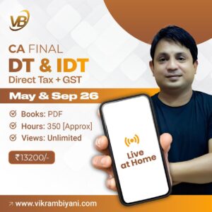 CA FINAL – DT & IDT – MAY & SEP 26 – PDF