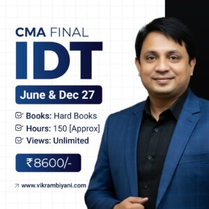 CMA FINAL – IDT – JUN & DEC 27- HARD BOOKS